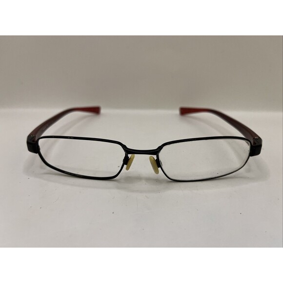 Nike Eyeglasses 8092 018 Black Designer Frames Only Red 53-17-140 - Picture 1 of 7